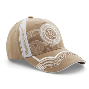 Embroidered DC Baseball Cap Khaki