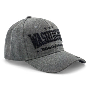 Authentic Washington DC Baseball Cap Charcoal and Black