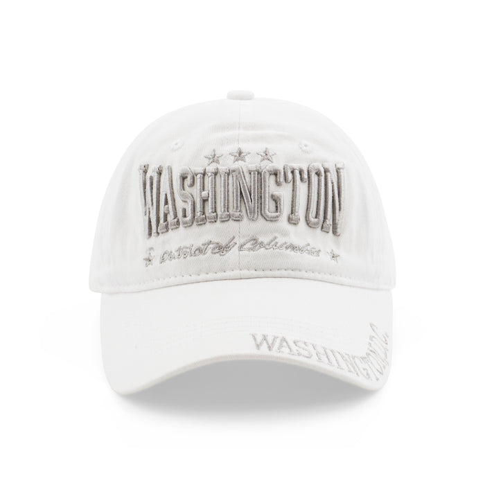 Authentic Washington DC Baseball Cap White/Silver