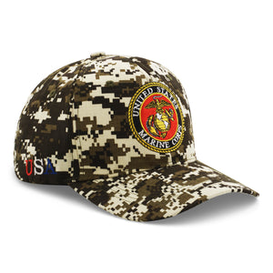 Marine Corps Seal Camouflage Baseball Cap