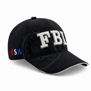 Embroidered FBI Baseball Cap