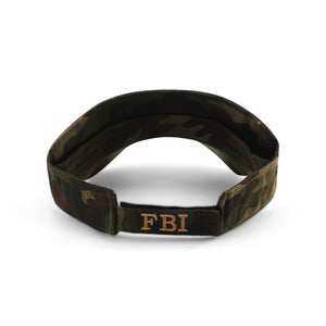 GREEN CAMO FBI SUN VISOR