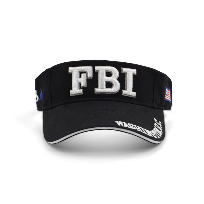 Black FBI Sun Visor Washington DC