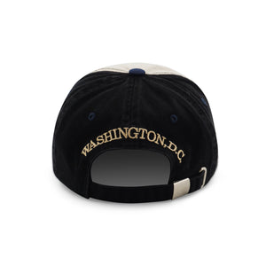 BASEBALL CAP WASHINGTON DC 2TONE  COLOR:KHAKI/NAVY/BLACK
