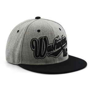 BASEBALL CAP DC COLLEGIATE DESIGN GRAY & BLACK