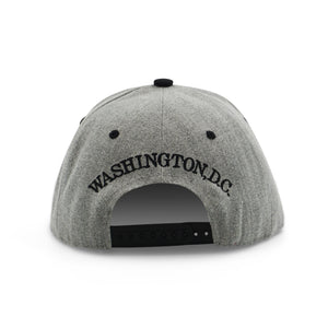BASEBALL CAP DC COLLEGIATE DESIGN GRAY & BLACK