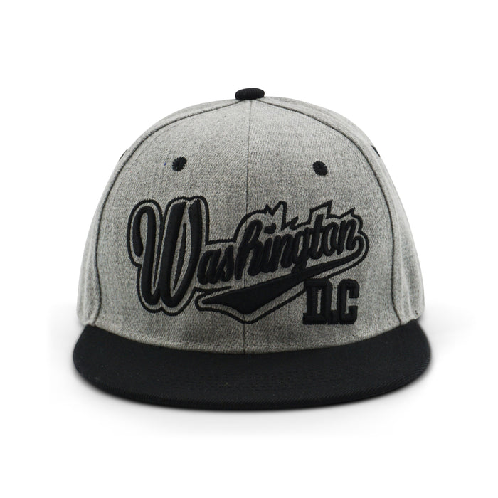 BASEBALL CAP DC COLLEGIATE DESIGN GRAY & BLACK