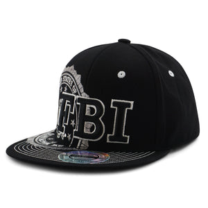 BASEBALL CAP FBI WITH SEAL LOGO BLACK