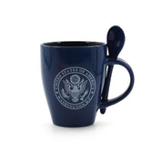 U.S Seal with Spoon Coffee Mug Red/Blue