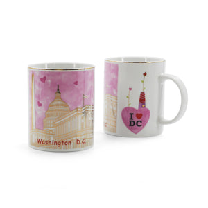 Capitol I Heart DC Pink Coffee Mug