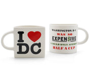 I Heart DC Half-Mug Coffee