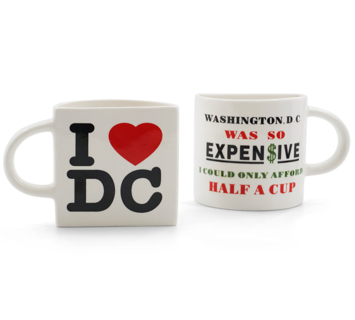 I Heart DC Half-Mug Coffee