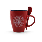 U.S Seal with Spoon Coffee Mug Red/Blue