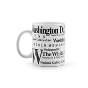 Washington DC Landmarks Coffee Mug