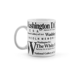 Washington DC Landmarks Coffee Mug
