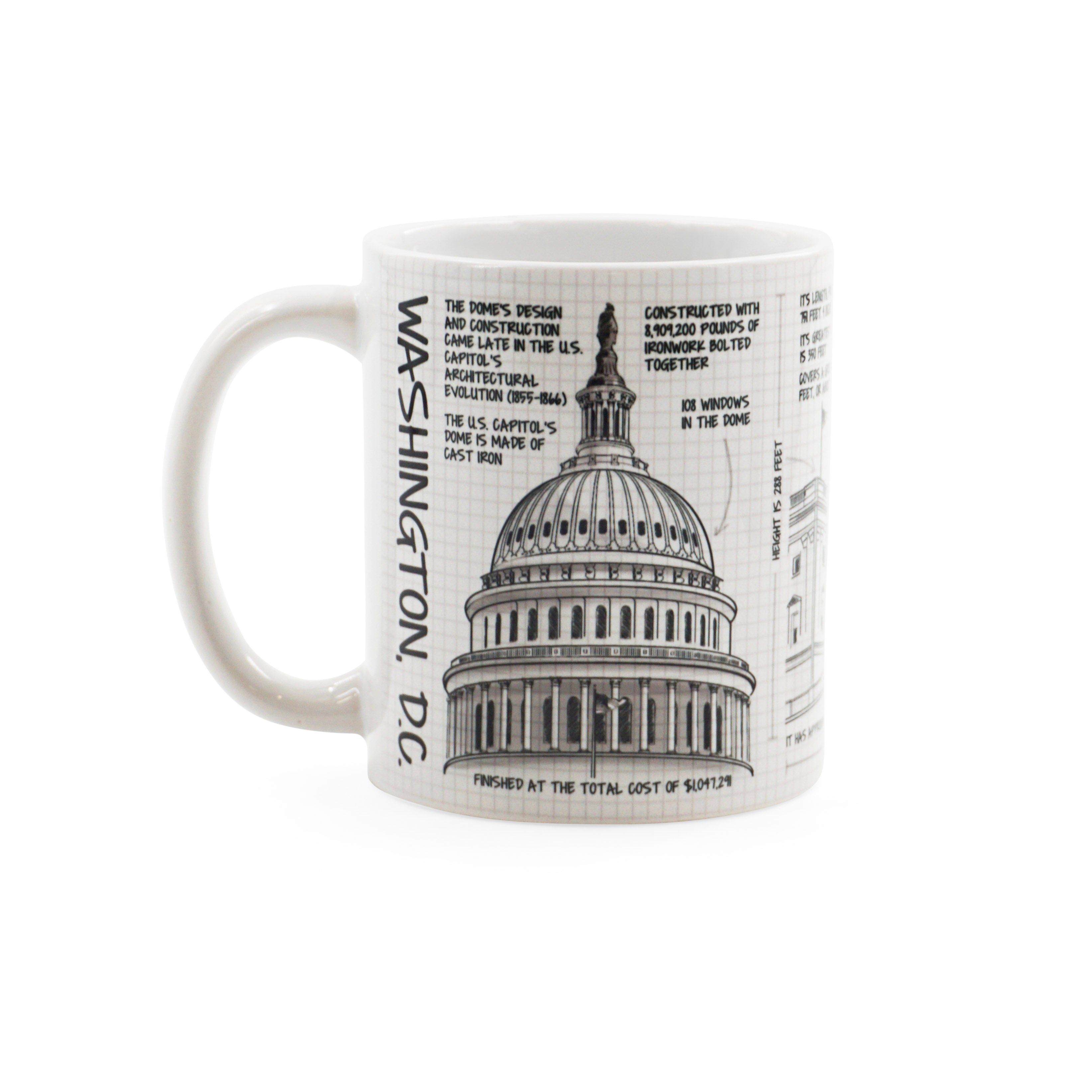 Capitol Blueprint Coffee Mug