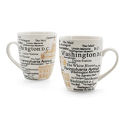 Washington DC Writing Capitol & White House Coffee Mug