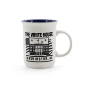 Historic White House Coffee Cup Red/Blue