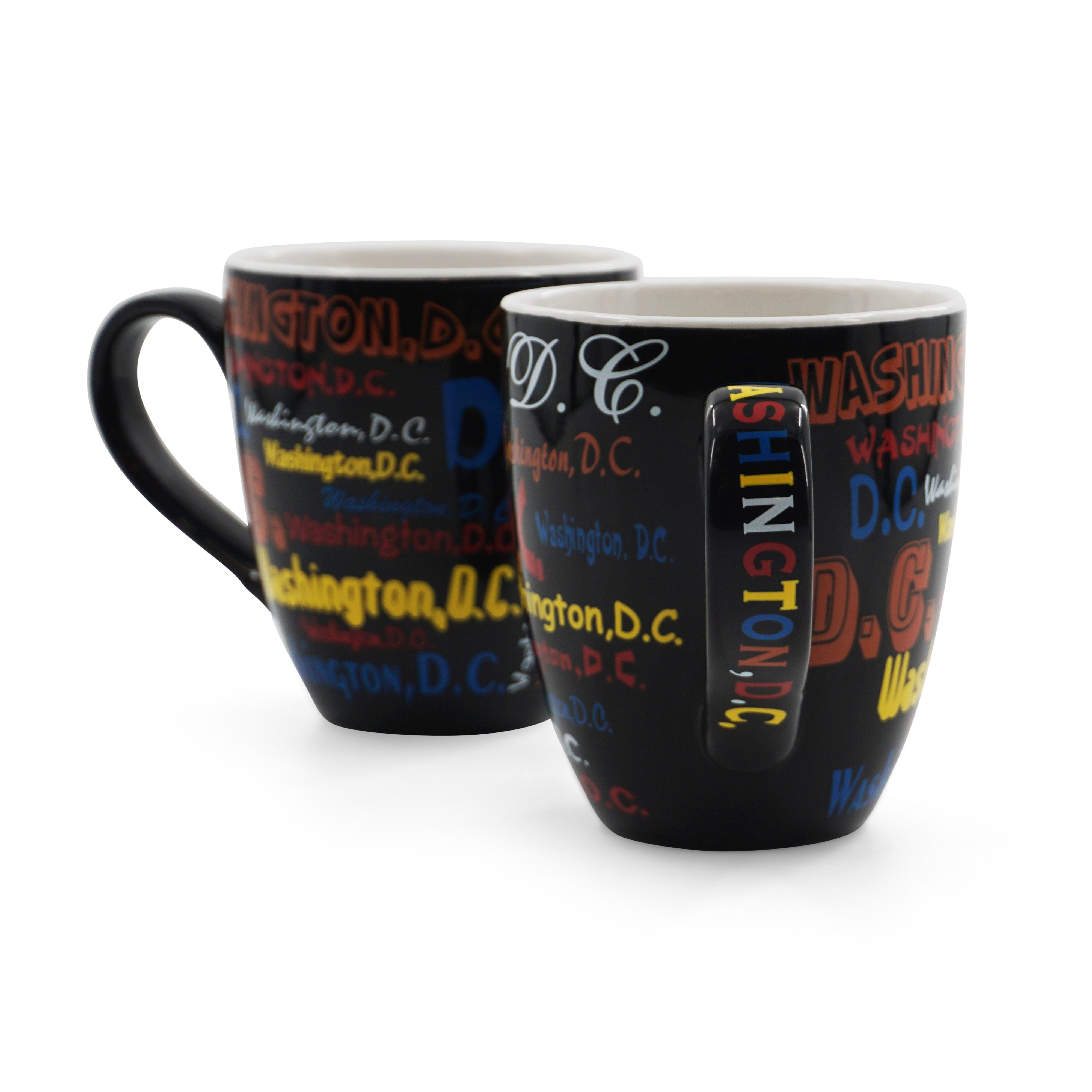 Washington DC Multi color Coffee Mug