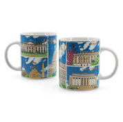 Coffee Mug Blue Washington DC  7 DC BUildings