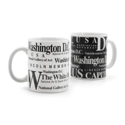 Washington DC Landmarks Coffee Mug