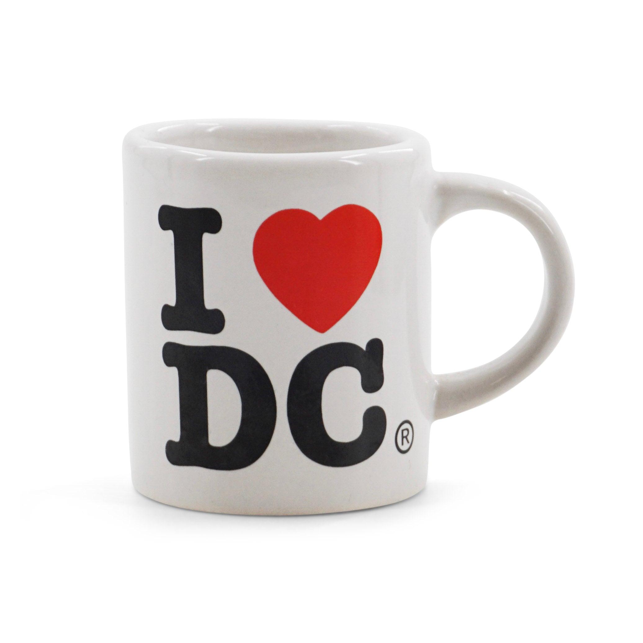 I ❤️ DC MINI MUG WHITE/BLACK