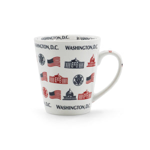White Mini DC Museums Coffee Mug