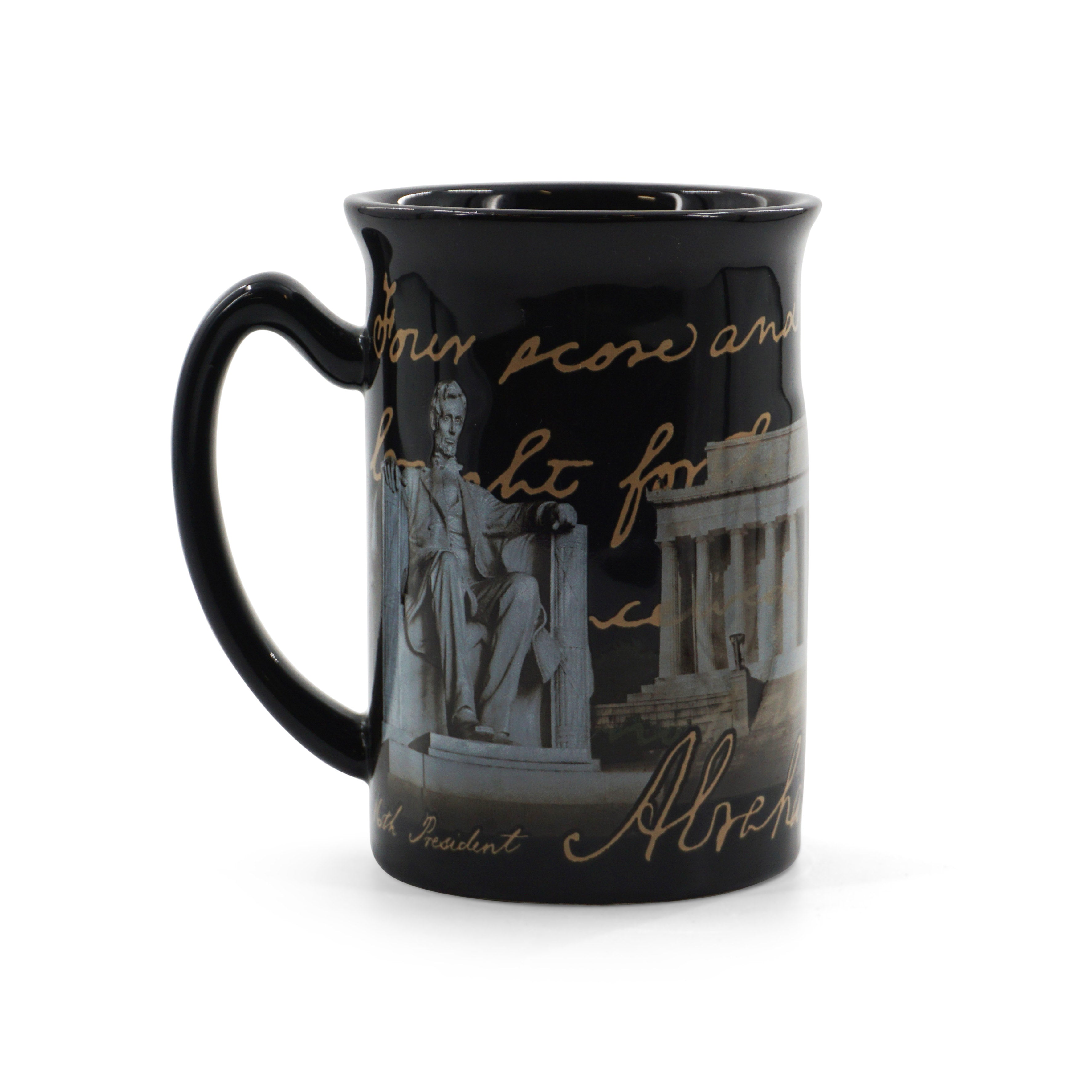 Lincoln Embossed Coffee Mug