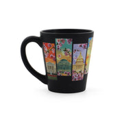 Black Washington DC 4 Scene Building Coffee Mug