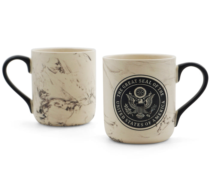 USA Seal Marble Coffee Mug
