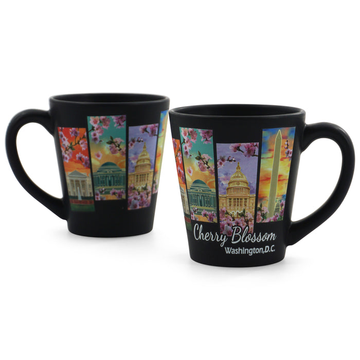 Black Washington DC 4 Scene Building Coffee Mug