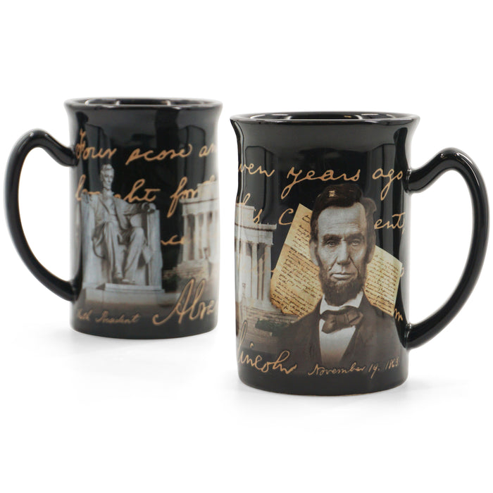 Lincoln Embossed Coffee Mug