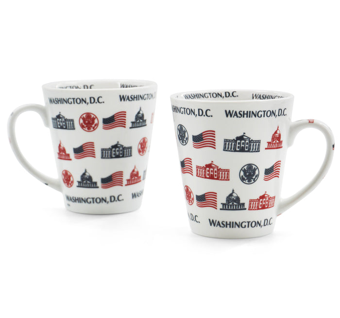 White Mini DC Museums Coffee Mug