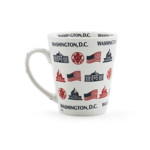 White Mini DC Museums Coffee Mug