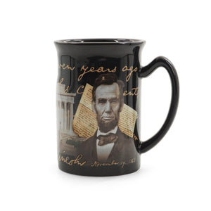 Lincoln Embossed Coffee Mug