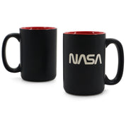 NASA Black Coffee Mug