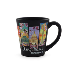 Black Washington DC 4 Scene Building Coffee Mug