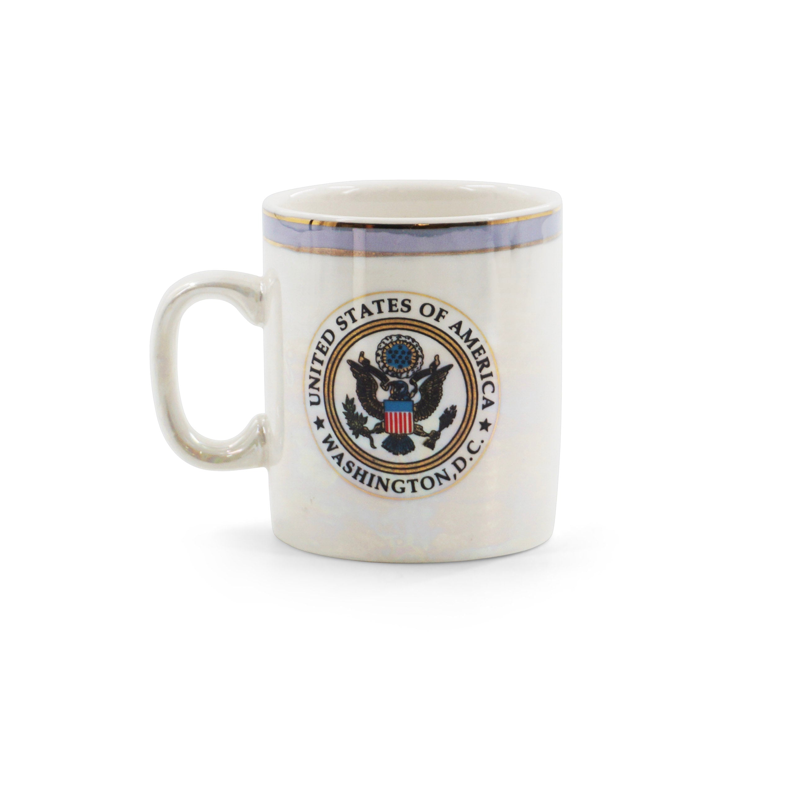 Mini Mug USA Seal Pearl