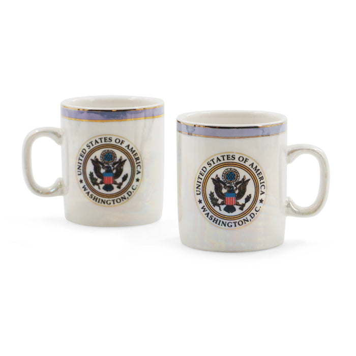Mini Mug USA Seal Pearl