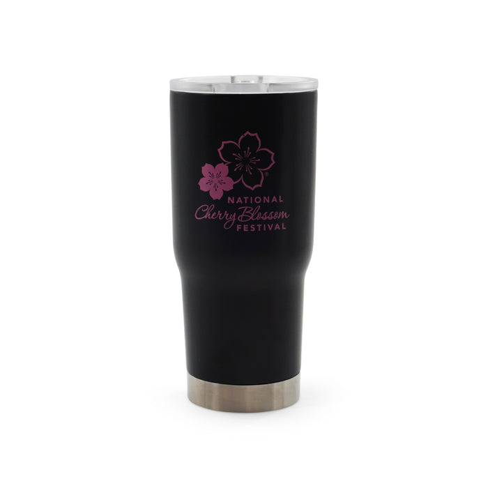 Cherry Blossom Festival Black Tumbler