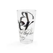 Pint Glass Beer Quote