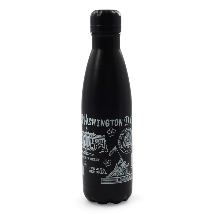 DC Monuments Black Travel Bottle