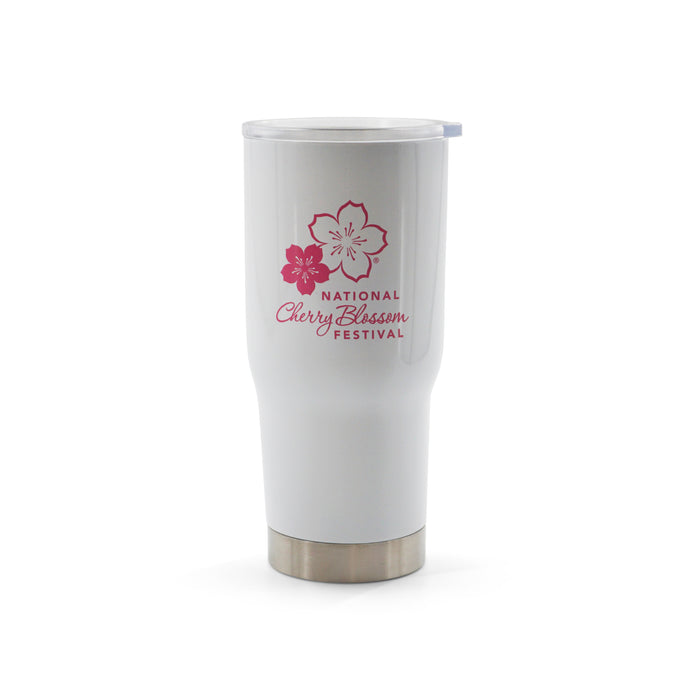 Cherry Blossom Festival White Tumbler