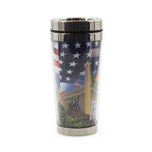 Flag DC Panorama Travel Mug