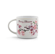 Cherry Blossom Washington, D.C. Stackable Ceramic Mug-White/Pink