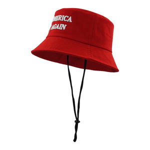 MAGA BUCKET HAT RED MAKE AMERICA GREAT AGAIN BUCKET HAT