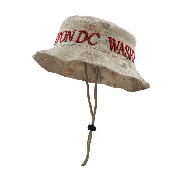 Floral Beige WDC bucket hat