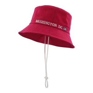 Hot Pink Washington DC Bucket Hat