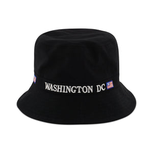 Black Washington DC Bucket Hat
