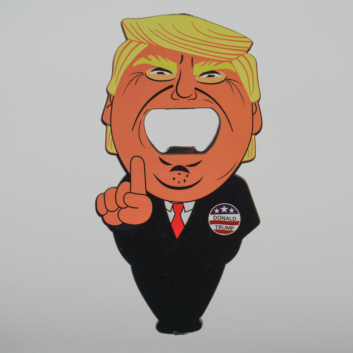 Trump Big Bite Bottle Opener Magnet (Black)